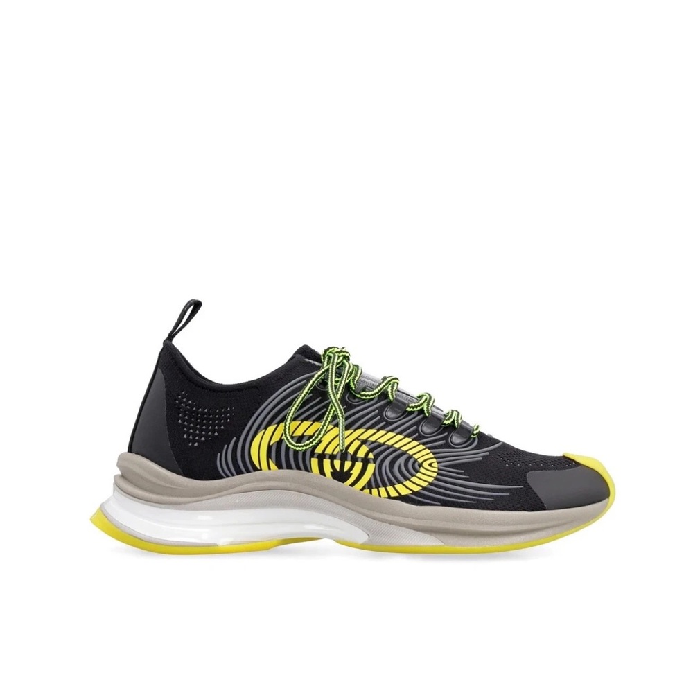 COPY - NWB Gucci Run Low-Top Sneaker 'Black Yellow' Men's 680938-USM10 8480 GUC…